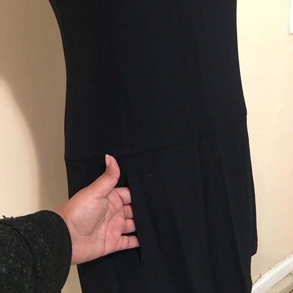 0266Theory Navy Blue Arlinda Dress Sz 2 - Picture 7 of 8